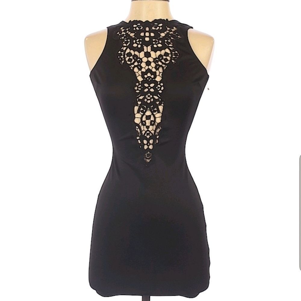 DRESS THE POPULATION ONE RAD GIRL Black Dress XS